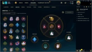 Conta League of Legends - Platina 4 - 2 skins vitoriosas LOL