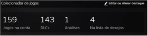 Compartilhamento Steam mais de 150 jogos