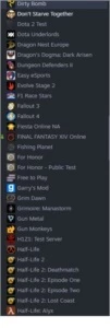 Compartilhamento Steam mais de 150 jogos