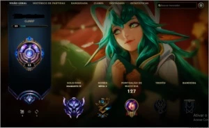 Conta league of legends diamante 4 LOL