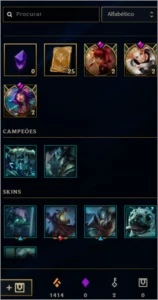 Conta league of legends diamante 4 LOL