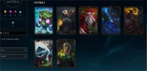 Conta platina 4 13 skins - League of Legends LOL