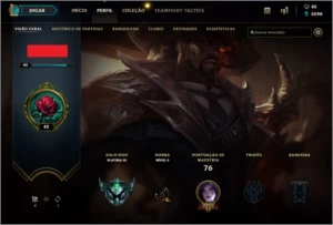 Conta lol Platina 3 (61%w/r) barata boa pra smurfar - League of Legends