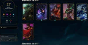 Conta de league of Legends mais de 100 campeões LOL