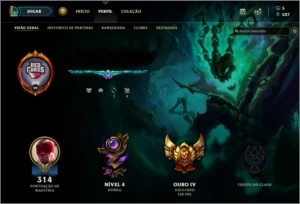 Conta de league of Legends mais de 100 campeões