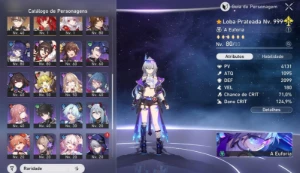 Conta Endgame Nv. 70 | 28 Drops 5★ - Honkai: Star Rail