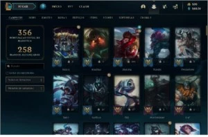 CONTA RIOT GAMES - League of Legends LOL