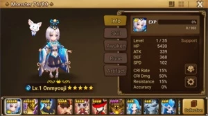 Reroll Summoners War lvl10 com Shizuka + Jamire