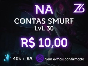 (NA) CONTA SMURF LVL 30! - League of Legends LOL