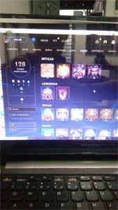 Vendo conta do lol