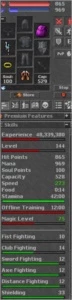 Tibia Conta EK,RP,ED,MS (TODAS AS PROFISSOES NA MESMA)