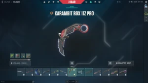 Faca Karambit Rgx 11z pro - Valorant