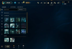 Unranked com 45 Champs e 3 Skins - League of Legends LOL