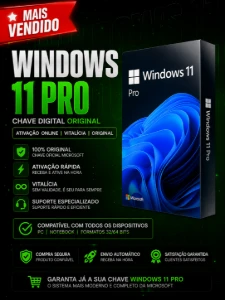 Chave Vitalícia Ativação Windows 11 PRO - Softwares e Licenças
