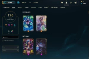 Conta LOL 176 SKINS - League of Legends