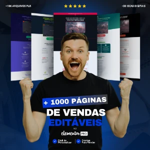 Mega Pack +3500 Modelos De Sites E Landing Page Editáveis - Outros