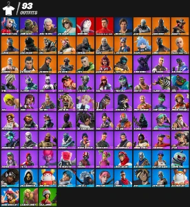 Conta Fortnite OG Cavaleiro Negro, Take the L, etc