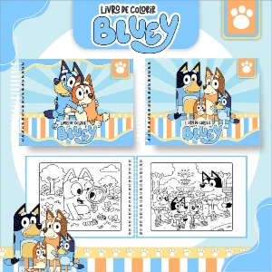 Arquivo Livro de Colorir Bluey