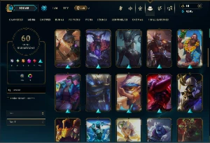 Unranked com 85 Champs e 60 Skins ( MAIN MID ) - League of Legends LOL