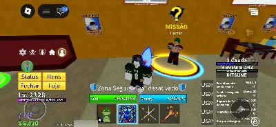 Conta Blox Fruits Lvl 2328 | Kitsune (Maes. 342) + Ttk (Maes - Roblox