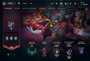 Conta League of Legends - 571 skins - Esmeralda 3 - lvl 603 LOL