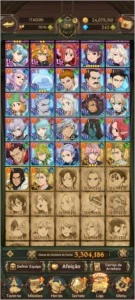 Conta the seven deadly sins grand cross Kyo - Outros