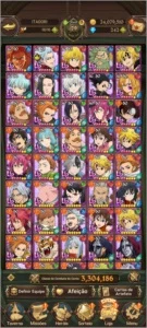 Conta the seven deadly sins grand cross Kyo - Outros
