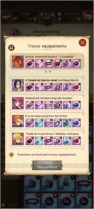 Conta the seven deadly sins grand cross Kyo - Outros