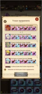 Conta the seven deadly sins grand cross Kyo - Outros