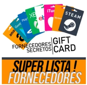 LISTA SECRETA TOP FORNECEDORES DE GIFT CARD - PROMOÇÃO ! - Gift Cards