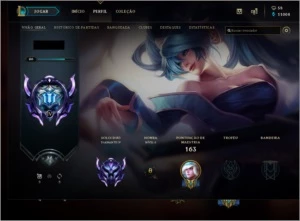 CONTA RARA DESDE A SEASON 1. DIAMANTE 4 ELO ATUAL. - League of Legends LOL