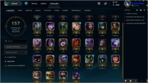 Conta Ouro V com 9 skins - League of Legends LOL