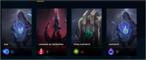 Conta Ouro V com 9 skins - League of Legends LOL