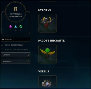 Conta Ouro V com 9 skins - League of Legends LOL
