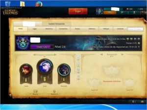 Conta lvl 24 indo para 25 a mais barata do site - League of Legends LOL
