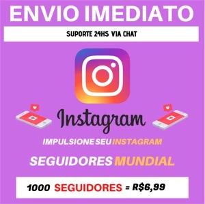[PROMOÇÃO] SEGUIDORES INSTAGRAM ENVIO IMEDIATO