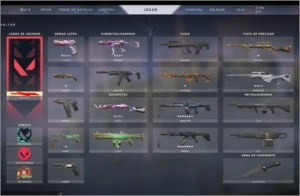 Conta radiante com skin - Valorant