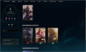 Conta League of Legends Diamond 4 LOL