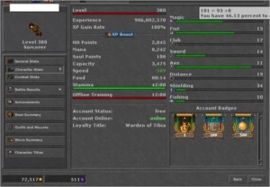 MS 381 OPEN PVP !!! - Tibia