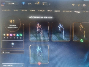 Vendo conta lol lvl 483 ex emerald 695 skins - League of Legends