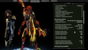 Conta Warframe MR19 35 Frames, mais de 100 armas, 1000 horas - Albion Online