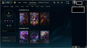 CONTA • OURO 4 - League of Legends LOL