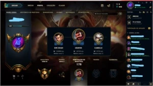 CONTA LOL OURO 3 MMR ALTO. - League of Legends