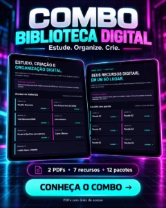 Combo Biblioteca Digital: ENEM, Planilha, Figurinhas, Vídeos - Sites, Lojas e Sistemas Prontos Sites e Scripts