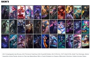 Conta prata 3 com 58 Champs e 33 Skins - League of Legends LOL