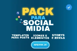 Pack Para Social Midia - Entrega Automática - Redes Sociais