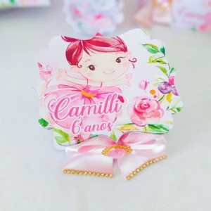 Kit 145 Lembrancinhas Bailarina Personalizadas - Artesanato e Personalizados