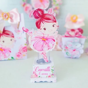 Kit 145 Lembrancinhas Bailarina Personalizadas - Artesanato e Personalizados