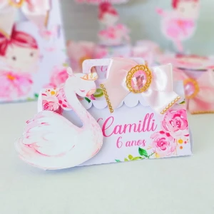 Kit 145 Lembrancinhas Bailarina Personalizadas - Artesanato e Personalizados