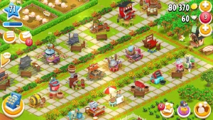 Hay day hayday conta level 71 toda decorada